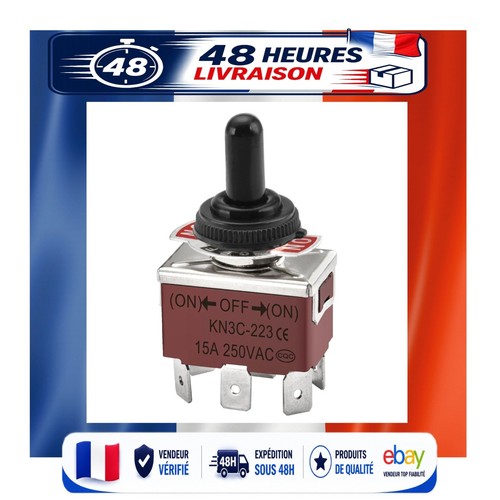 Interrupteur bascule dpdt - interrupteur,