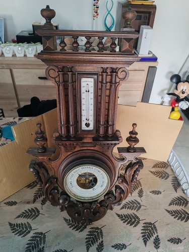 Grand thermomètre baromètre - grand,