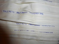 TOILE METIS FLEUR BLEUE POUR 2