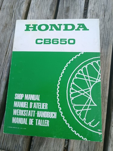 Manuel atelier honda 650 - manuel, d'atelier