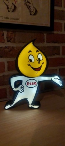 Lampe mascotte esso bras tendu - mascotte,