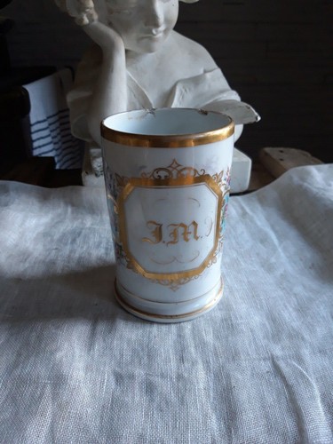 Ancienne chope porcelaine - ancienne,