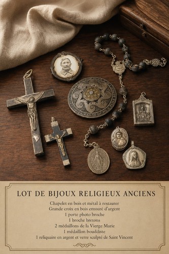 Reliquaire ancien argent - reliquaire,