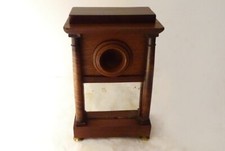 19th Century Louis-Philippe Mirror Ice Columns Mahogany Watch Holder