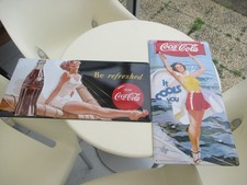 COCA-COLA . 2 PLAQUES