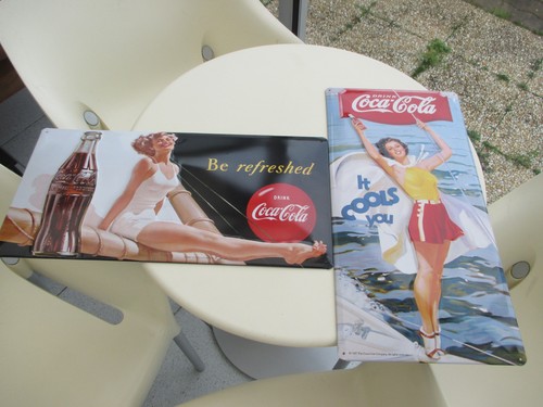 Coca cola 2 plaques - 2,