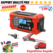 Chargeur De Batterie Intelligent 12V 6A Automatique LCD Voiture Auto Moto Camion