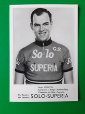 CYCLISME carte cycliste HUGO SCRAYEN équipe SOLO SUPERIA