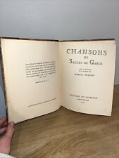 Ancien Livre Numéroté Chansons Paillardes De Salles De Garde Marcel Prangey 1930