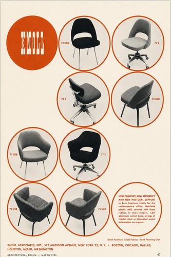 Vintage 1953 knoll - knoll, furniture