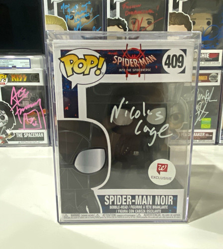 Nicolas cage signed spider man - nicolas,