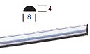 Profil pvc chromé largeur - en,