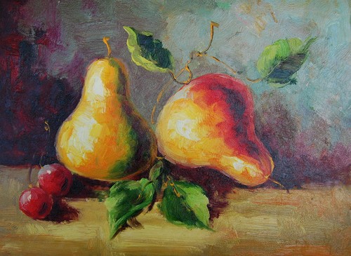 Tableau peinture huile - huile, sur