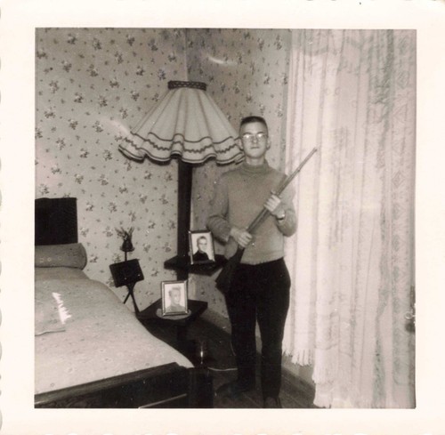 Ancienne photographie jeune - ancienne,