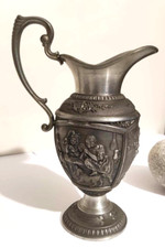 WMF Germany Antique Rare Vintage 1960s Pewter Pitcher Jug
