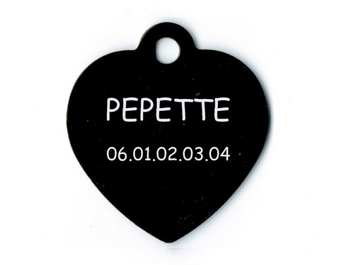 Medaille gravee chien - gravee, ou