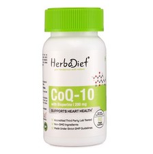 CoQ10 Coenzyme Q-10 Coenzyme 200mg Capsules BIOPERINE Antioxidant Heart Energy