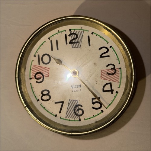Ancienne horloge marine vion - horloge,