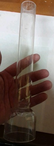 Ancien verre tube cristal