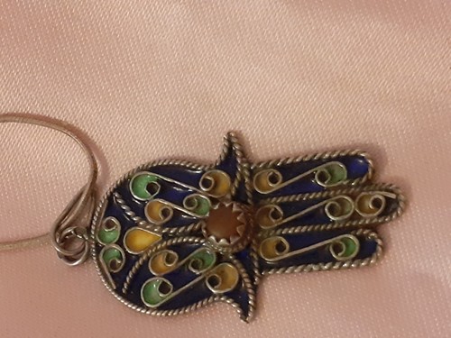 Collier pendentif marocain - collier,