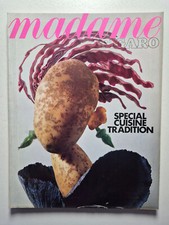 Magazine mode fashion beauté MADAME FIGARO 12 novembre 1988 cuisine tradition
