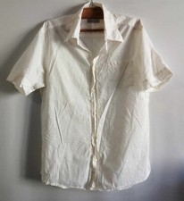 Chemisette blanc crème coton