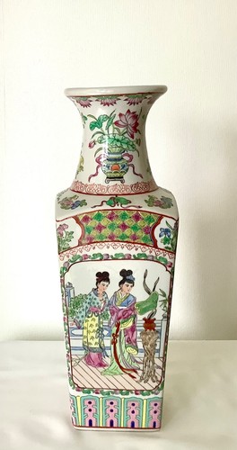 Vase chinois porcelaine à - vase, en
