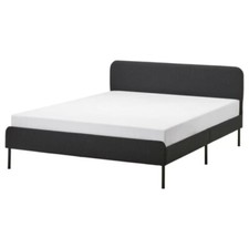 Lit double IKEA SLATTUM  et Matelas
