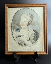 Gravure ancienne - The Woman