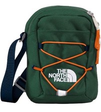The North Face Jester TNF Crossbody Bag Pine Green Blue + Power Orange NWOT