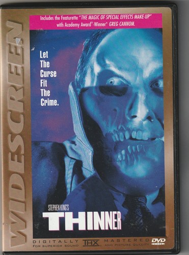 Thinner stephen kind dvd - thinner,