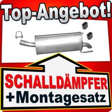 Silencieux d'échappement pour Opel Astra H 1.9CDTi hayon coupé break à partir...