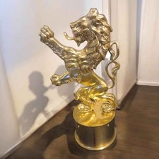 Pommeau escalier lion bronze