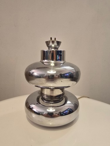 Lampe chromée italienne - chromée,