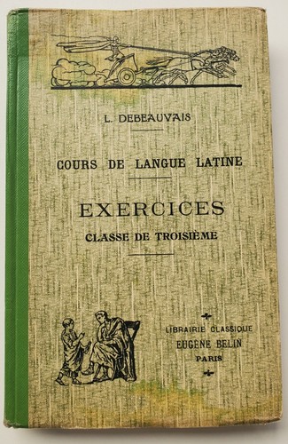 Ancien manuel scolaire - ancien, cours