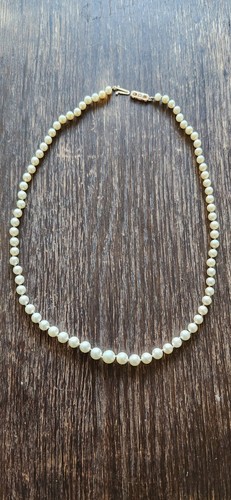 Collier perles fines 1960 - fines, 1960's