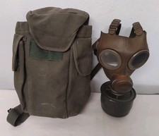 Ancien Masque À Gaz ANP-Armée Française-Guerre D'Algérie Vintage (Réf : CH32)