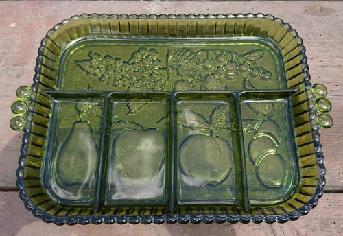 Plat apéritif verre - en,