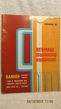 Vintage Catalog Banner Beverage Dispensing Equipment Beer & Picnic Coolers Taps