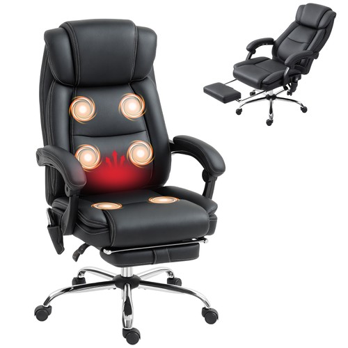 Homcom fauteuil bureau - fauteuil, de