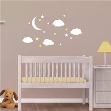 Sticker nuage en relief -