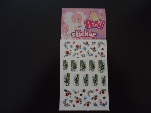 Stickers ongles lot de 10 - lot,