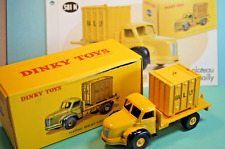 DINKY TOYS = BERLIET TRAY CONTAINER DOOR BAILLY + BOX N°581 N ech 1/43.