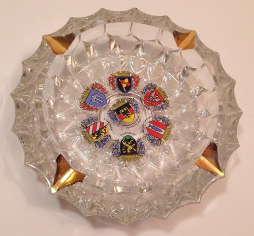 Vintage large ornate glass - vintage,