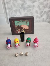 Jeu de 4 cochons qui rient ( en bois )