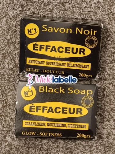 Savon noir effaceur lot 2 - savon,