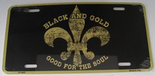 PLAQUE AUTO  USA  FLEUR DE LYS