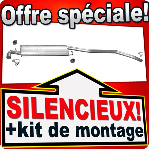 Silencieux intermédiaire pour - silencieux,