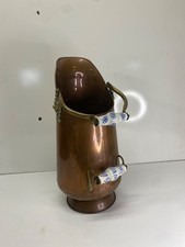 Charcoal Bucket Umbrella ☂️ Copper Ceramic Handle Good Condition Some Bose