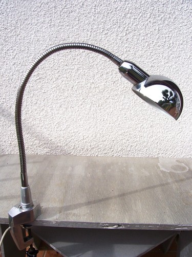 Lampe vintage jumeau - vintage, chrome